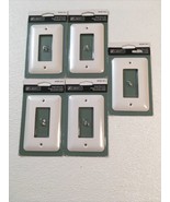 Five (5) Liberty W10251-W-U Decorator Rocker/GFI Wall Plates ~ One / Sin... - £30.49 GBP