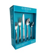 Gibson Home Creston 20-Piece Flatware Set with Tumble Finish - £37.40 GBP