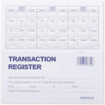 Check Registers for Personal Checkbook, Easy to Read Checkbook Register,... - £12.50 GBP