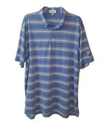 Peter Millar Summer Comfort Polo Shirt Sz XL Button Down Collar IBIS Blu... - $28.99