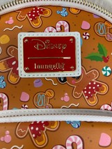 Loungefly Disney Gingerbread Mickey &amp; Minnie Mini-Backpack and Ears Headband Set - £68.01 GBP