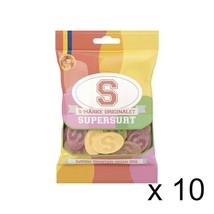 S-märke Super Sour 10-pack (10x80 grams) - Swedish Candy - $62.00