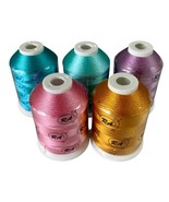 Robinson Anton Super Bright Embroidery Thread Lot of 5 Spools New - €12,71 EUR