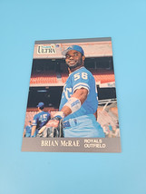 1991 Fleer Brian McRae #152 Ultra Kansas City Royals Baseball Card - £0.85 GBP