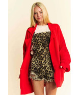 Davi &amp; Dani Button Up Dropped Shoulder Cardigan with Pockets - $126.29 CAD