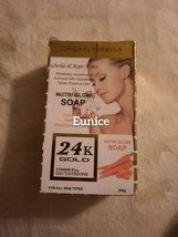 24k Gold Nutri Glow soap with 150000 pro glutathione Tablets  for a youn... - £17.32 GBP