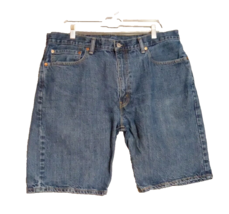 Levis 505 Shorts Mens 38 Blue Denim Jean Casual Comfort Belt Loops Cotton - $11.26