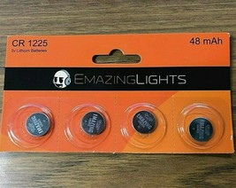 EmazingLights CR1225 Batteries 3v Button Cell Lithium Battery CR 1225 4 PACK - $9.99