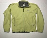 The North Face Fleece Sweatshirt Womens S Light Green Full Zip Mock Neck - $18.50