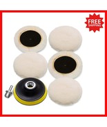 High-Density 3-Inch Wool Polishing Pads - 7-Pc Set for Surface Refinement - $568.83 MXN