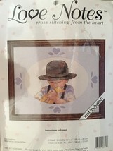 Love Notes Counted Cross Stitch Kit #08317 Soft Feathers Mat included - $6.00