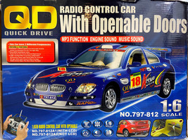 Remote Control Gta 797-812 Luxury Sports Car Series Blue 33&quot;X14&quot;X11&quot; 13 Lb Nib - £400.11 GBP