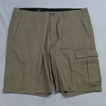 Volcom 36 x 9&quot; Khaki Vargo Cargo Shorts - £22.70 GBP