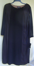 New Nine West Black Jersey Sheath Dress Size 16 $98 - £40.91 GBP