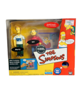 The Simpsons Interactive Marty &amp; Bill KBBL Environment Playmates Playset - £11.68 GBP