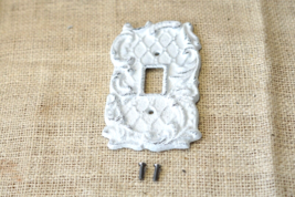 Light Switch Plate Cover Lightswitch Toggle Distressed White Rustic Farmhouse - £10.54 GBP