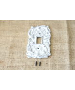 Light Switch Plate Cover Lightswitch Toggle Distressed White Rustic Farm... - $13.49
