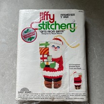 Jiffy Stitchery Gifts From Santa 5&quot; Keepsake 3-D Ornament Kit #131 VTG - $19.99