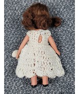 VTG Nancy Ann Story Book Doll Bisque Brunette Painted Crochet Dress Figu... - £9.96 GBP