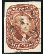 12, Used 5¢ Superb GEM - Beautiful Four Margin Stamp! - Stuart Katz - £978.92 GBP