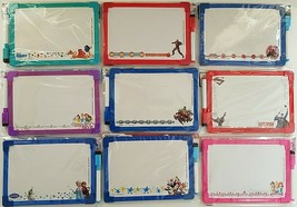 Dry Erase Whiteboards For Kids 2 Sided Loop Marker Select Disney Marvel Dc Comic - £2.34 GBP