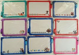 DRY ERASE WHITEBOARDS FOR KIDS 2 Sided Loop Marker SELECT Disney Marvel ... - £2.38 GBP