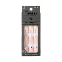 KISS imPRESS No Glue Mani Press On Nails, Premium, &#39;All My Love&#39;, Pink, ... - $6.70