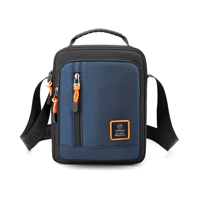 Men&#39;s Shoulder Bag Waterproof Small Bag Mobile Phone Man&#39;s Messenger Bag Square  - £20.47 GBP