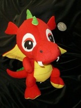Carousel Softoys Soft Toys Stuffed Plush Red Dragon Drago Yellow Green F... - £100.83 GBP