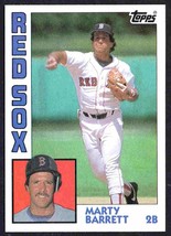 Boston Red Sox Marty Barrett RC Rookie Card 1984 Topps #683 nr mt - $0.50