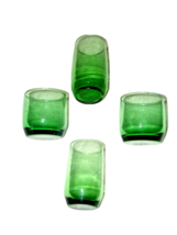 Lot of 4 Anchor Hocking Tumbler Drinking Glass 10, 8, 6 OZ Emerald Green - £14.07 GBP