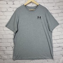 Under Armour T-Shirt Sz XXL Mens Gray  - £9.14 GBP