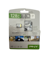 PNY Elite 128GB microSDXC UHS I U1 Class 10 Flash Memory Card with SD Ad... - $166.86 MXN