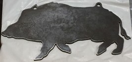 Ar500 Wild Hog Boar Pig Silhouette Steel Target Gong 24&quot; X 12&quot; X 1/2&quot; - £67.13 GBP