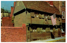 The Paul Revere House Built in 1660 Boston Massachusetts Postcard - £16.24 GBP