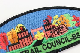 Vintage Great Trail Council Black Border Boy Scout BSA Shoulder CSP Patch - $219.43 MXN