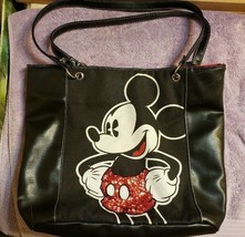 Disney Sequin Mickey Mouse Tote Purse Handbag - £11.89 GBP