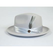 Bruno Capelo Hat Australian Wool Crushable Fedora Giovani UN133 Silver Gray image 11