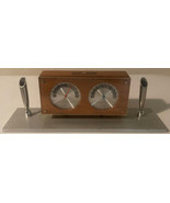 Vintage Honeywell Desk Pen Holder Mid Century Modern Temperature Humidit... - £34.29 GBP