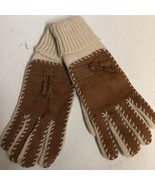 Women’s Dressy Gloves Knit &amp; Suede Leather Tassel Trim Gloves  NEW - $13.00 CAD