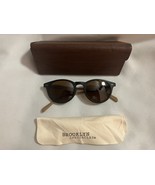 Brooklyn Spectacles Kent Sunglasses C58 Black and Blonde 48-21-145 - $1,712.60 MXN