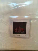 Bellino Fine Linens &quot;Hexagonal&quot; FULL/QUEEN- 3 Pc Duvet Set Cream Beautiful - £249.27 GBP