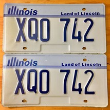 1983 United States Illinois Land of Lincoln Passenger License Plate XQ0 742 - $30.68