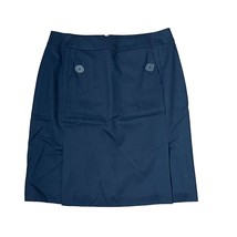 Talbots Petites Pencil Skirt Size 10P Black Lined Wool Spandex Blend Wom... - $19.79