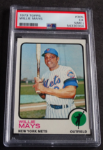 1973 Topps #305 Willie Mays New York Mets Baseball Card PSA 5 EX (MC) - £83.93 GBP