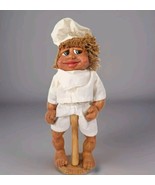 Naber Kids Doll Bernard Hand Carved Bass Wood 14&quot; Doll W Stand Vtg &#39;94 - €42,32 EUR