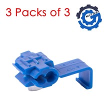 Calterm 3 packs of 3 Electrical Slide Tap Wire Terminal Adapters 16-14 A... - $374.48 MXN