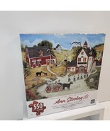 KI Puzzles Art Of Ann Stookey 550 pc puzzle 24&quot;x18&quot; The Firemen Of Sprin... - £11.80 GBP
