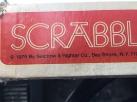 Scrabble Crossword Game for Juniors 1975 Vintage Selchow and Righter Company  - $17.02