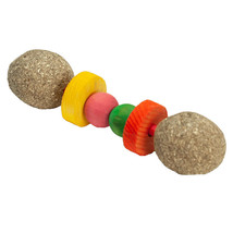 A E Cages Nibbles Hay Dumbbell Small Animal Chew 1ea-One Size - £3.90 GBP